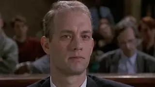 Tom Hanks w filmie "Filadelfia"