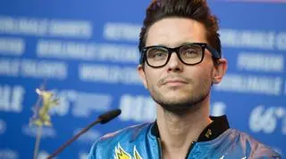Tomasz Wasilewski podczas konferencji na Berlinale