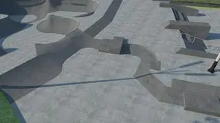Tor na skateparku 