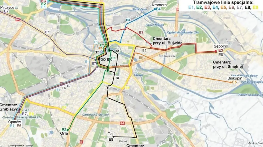Tramwajowe linie specjalne 