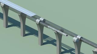 Trasa Hyperloop ma składać się z dwóch równoległych rur
