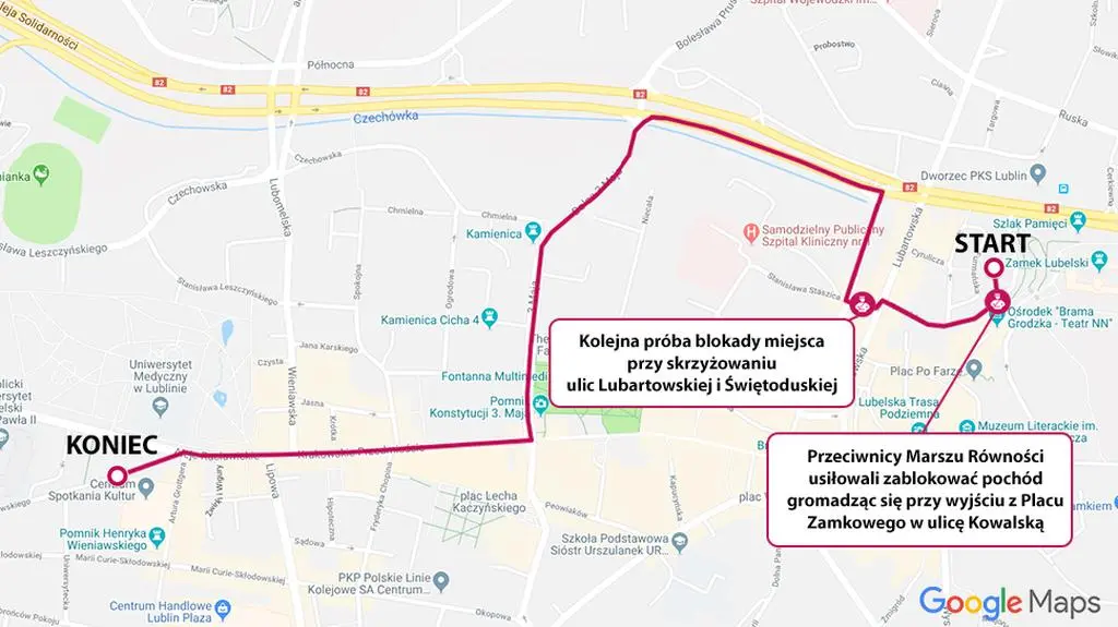 Trasa Marszu Równości