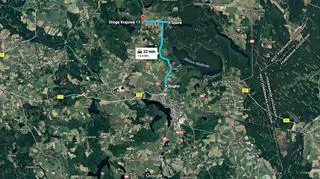 Trasa ucieczki na obrzeżach Szczecinka