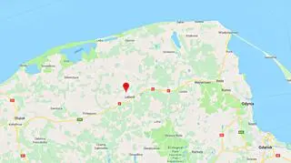 Trasa w okolicach Nowej Wsi Lęborskiej jest zablokowana