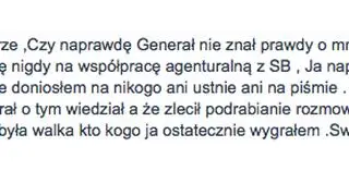 Treść jednego z wpisów Lecha Wałęsy