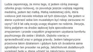 Treść oświadczenia Joanny B. 