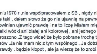 Treść wpisu Lecha Wałęsy