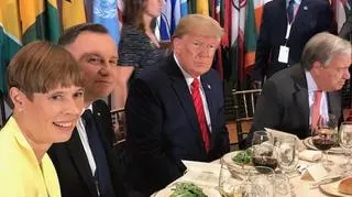 Trump i Duda na lunchu na marginesie sesji Zgromadzenia Ogólnego ONZ 