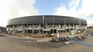 Trwa budowa Stadionu Miejskiego w Tychach