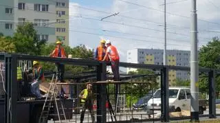 Trwają ostatnie prace na budowie linii tramwajowej na Piecki Migowo