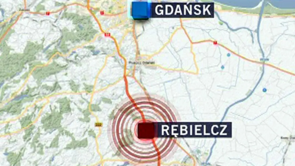 Tu doszło do wypadku