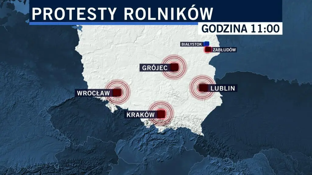 Tu zaprotestują rolnicy 
