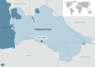 Turkmenistan jest jedną z pięciu byłych republik ZSRR w Azji Centralnej