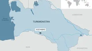 Turkmenistan jest jedną z pięciu byłych republik ZSRR w Azji Centralnej