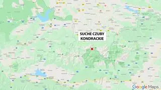 Turyści utknęli w rejonie Suchych Czub Kondrackich