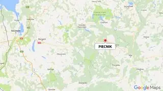 Tutaj doszło do wypadku 