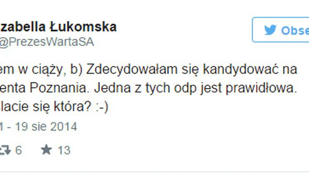 Twitterowe zagadki pani prezes