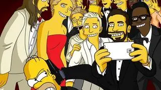 Twórcy ”Simpsonów” zrobili własną wersję słynnego oscarowego selfie