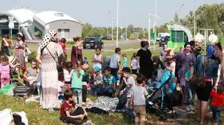 Uchodźcy na granicy Terespol-Brześć