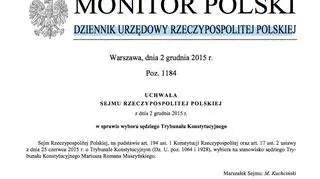 Uchwałą o wyborze Mariusza Muszyńskiego