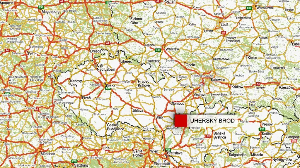 Uhersky Brod leży 300 km od Pragi