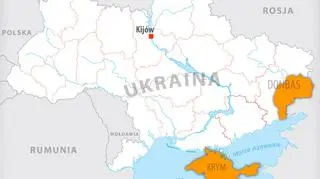 Ukraina. Krym i okupowana część Donbasu