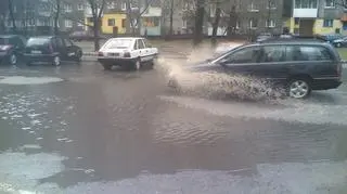 Ulewa w Dąbrowie Górniczej, fot. Bartek N.