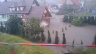 Ulewa w Nowym Targu (internauta Linkos)