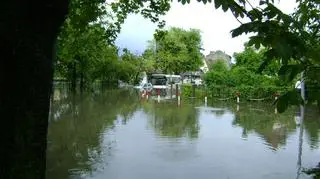 Ulica została całkowicie zalana / Zdj. Adam