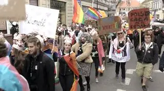 Ulicami Gniezna przeszedł Marsz Równości 