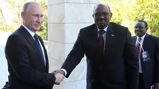 Umar el-Baszir u Władimira Putina