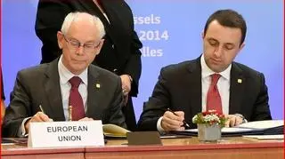 Umowę z UE podpisał premier Garibaszwili  