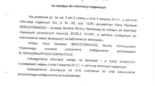 Upoważnienie ministra obrony narodowej z dnia 22 stycznia 2016 r. 