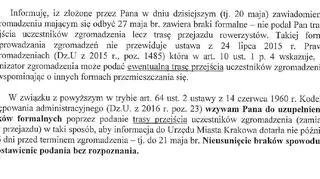 Urzędnicy chcą się zgodzić na przejście, ale nie na przejazd