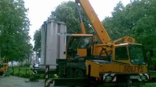 Usunięto pomnik Wdzięczności Armii Radzieckiej z pl