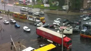 Utrudnienia trwały półtorej godziny
