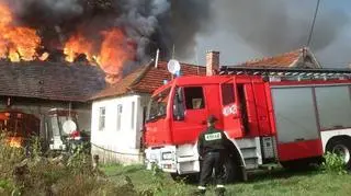 Utrudniona akcja strażaków