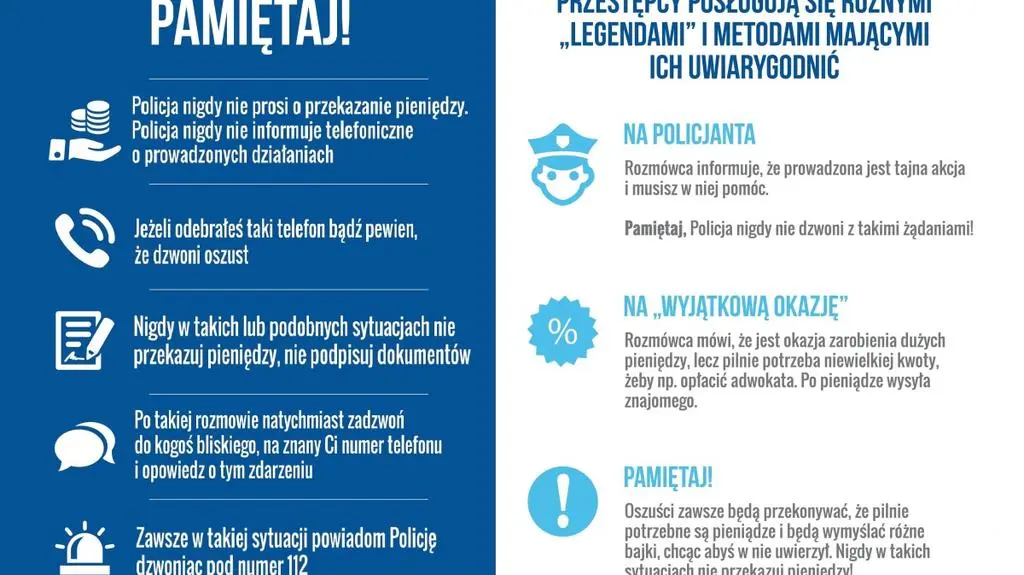 Uważaj na oszustów 