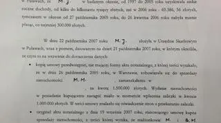 Uzasadnienie umorzenia śledztwa przeciwko Kwaśniewskim