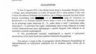 Uzasadnienie wniosku Komendy Głównej Policji 