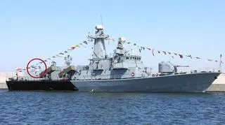 Uzbrojony w AK-630 jest ORP Grom