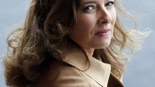 Valerie Trierweiler na defiladzie 