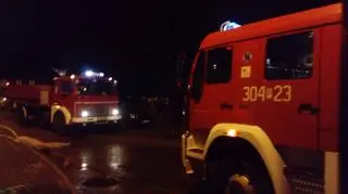 W akcji brało udział 7 zastępów straży pożarnej