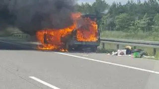 W aucie doszło do rozszczelnienia instalacji gazowej