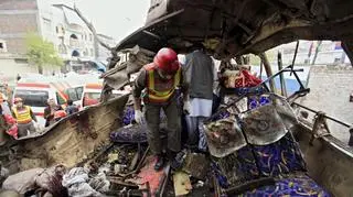 W autobusie wybuchła bomba 