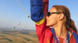 W balonie na zawodach balonowych w Nałęczowie