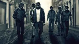 W dokumencie matriały filmowe i fotograficzne przeplatają się z rysunkami rodem z komiksu