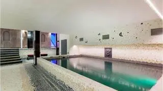 W domu aktora jest też elegancki basen