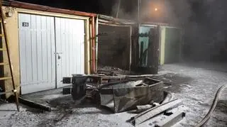 W garażu spłonęły dwie osoby