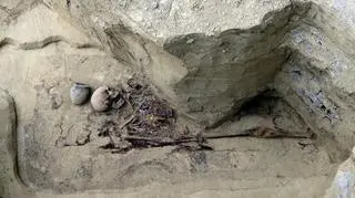 W grobie najprawdopodobniej pochowano wojownika